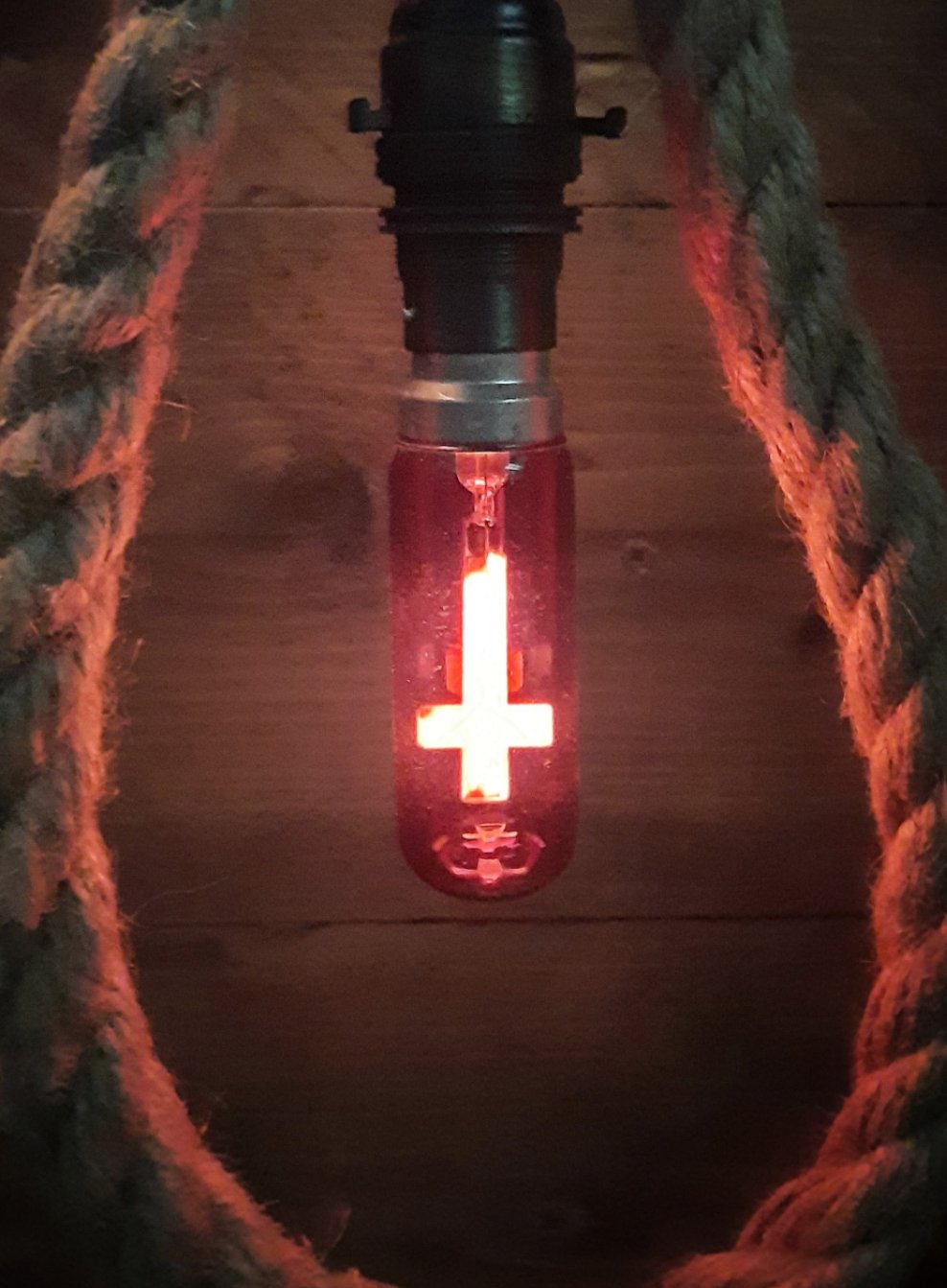 Red Crucifix Bulb